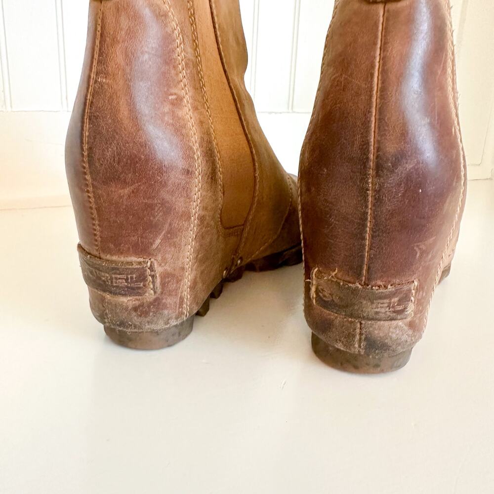 Sorel Joan of Artic Lea Wedge Ankle Chelsea Bootie - Picture 5 of 8